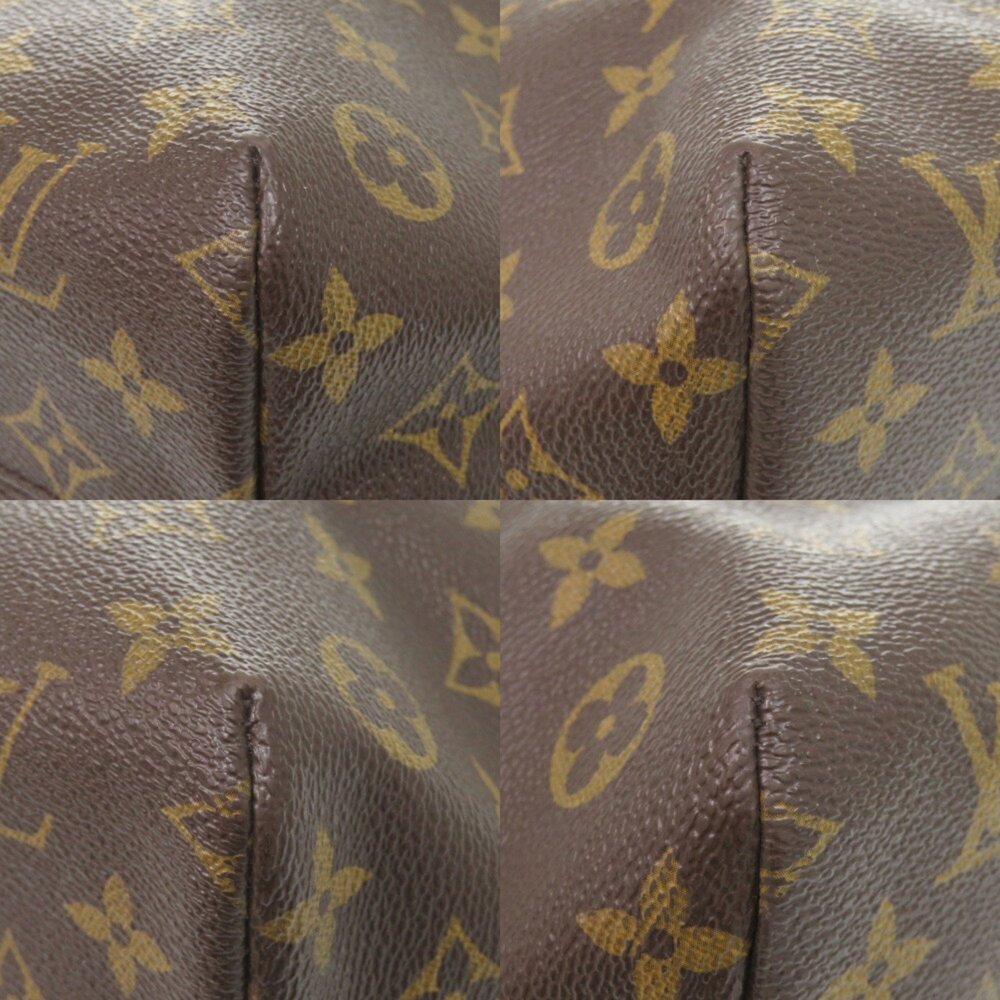 LOUIS VUITTON Authentic Brown Monogram Tote Bag - Picture 4 of 9